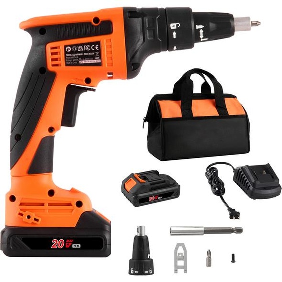 SucceBuy 20V Max Set de tournevis pour la construction sèche - puissant, efficace et sans fil. Ce set de tournevis pour la construction sèche est un choix de premier ordre pour tout projet de construction sèche.