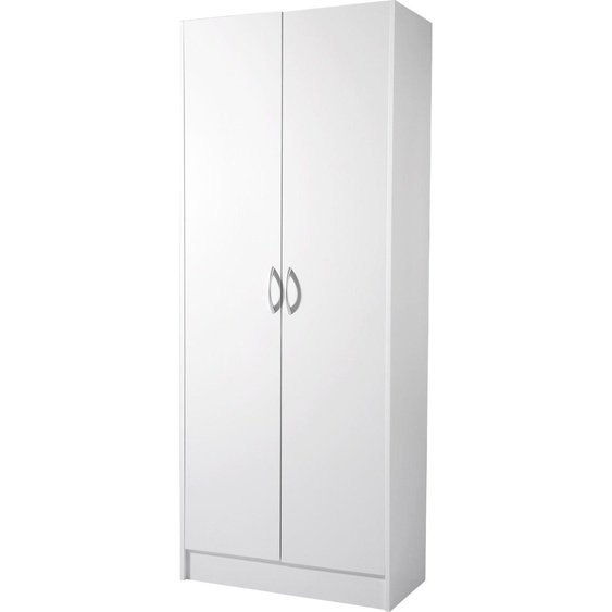 SucceBuy Armoire à provisions de cuisine, 60 de haut, 110 livres, 3 étagères, bois composite, pour la cuisine et la salle à manger, matériau bois composite