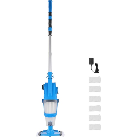 SucceBuy Aspirateur de piscine sans fil 100 L/min avec manche télescopique pour un nettoyage efficace
