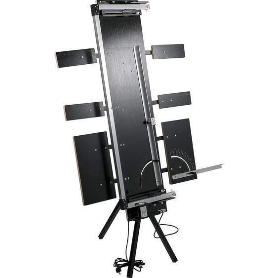 SucceBuy Découpeuse de polystyrène 42cm Max. Epaisseur de coupe Fil chaud Découpeuse de mousse 115cm Max. Longueur 0-90° Six fils chauffants avec support