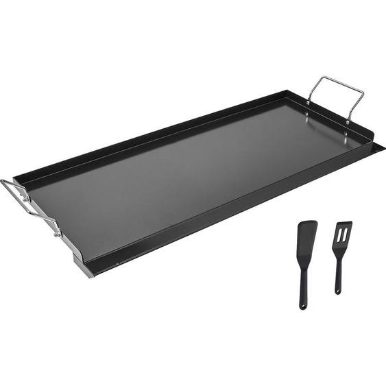SucceBuy Plaque de cuisson plate en acier au carbone pour BBQ, 812x310mm