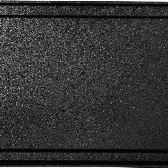SucceBuy Plaque grillade réversible en fonte, pré-assaisonnée, 185x342 mm