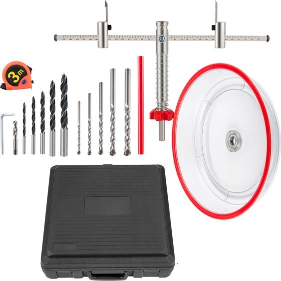 SucceBuy : kits de découpe réglables pour des diamètres de 1 5/8 à 8 pouces, adaptés aux luminaires encastrés, aux haut-parleurs de plafond et aux bouches daération.