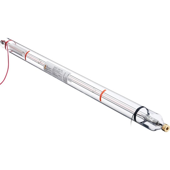 SucceBuy Tube laser CO2 130 W, 65 pouces (1650 mm) de longueur, 3,1 pouces (80 mm) de diamètre Verre borosilicaté, câble pré-connecté pour graveur laser, durée de vie de 10 000 heures