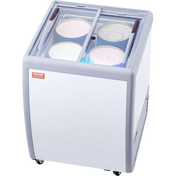 SucceBuy – vitrine commerciale pour crème glacée, congélateur coffre, congélateur Mobile à dessus en verre, armoire de trempage pour Restaurant