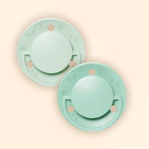 Sucette Ronde - 6+ Mois - Lot De 2 Vert