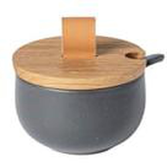 Sucrier avec Couvercle en Bois et Cuillère Pacifica by Casafina