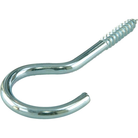 suki. 6175041 suki. Schraubhaken, gebogen, 30 x 2,6 mm, verzinkt, 30 Stück