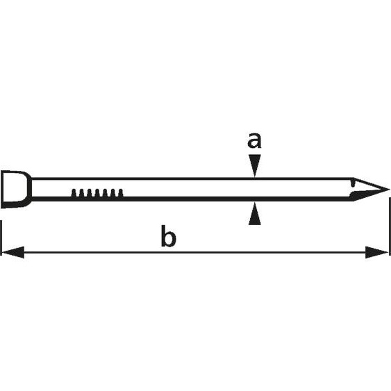 suki. 6178066 Drahtstift Stauchkopf 1,4 x 25 mm verzinkt 400 g