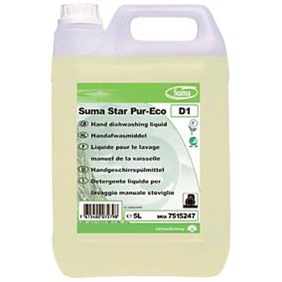 SUMA Liquide vaisselle concentré Suma Star Pur Eco 5 L
