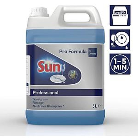 Sun Pro Formula Liquide de rinçage lave-vaisselle Bidon 5 L