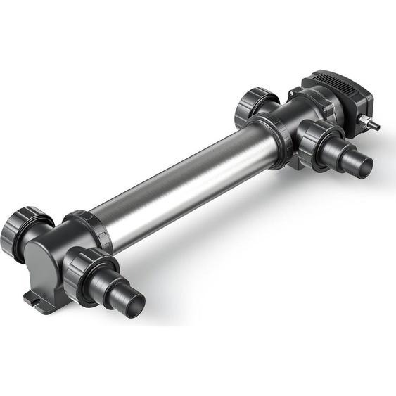 SunSun CUV-755 Stérilisateur Clarificateur bassins/étang - débit max. 8000 l/h - avec Lampe rayons UV-C 55 W + Boîtier inox - pour Poissons et plantes aquatiques - Cours d’eau en hélice