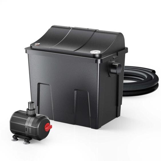 Sunsun - Filtre biologique CBF-200T - Système de filtration complet - uv+ Pompe - Noir