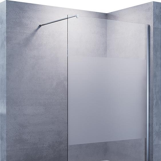 SUNXURY partiellement satiné Paroi de douche 8mm Nano ESG Walk in Paroi de douche 1100x2000mm