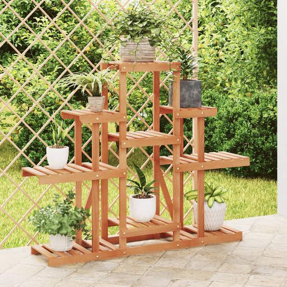 Support à fleurs 110x25x96 cm bois massif de sapin