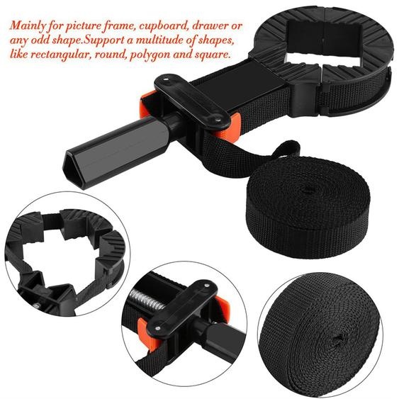 Support dangle ajustable à 4 mâchoires Support de cadre photo Outil de travail du bois