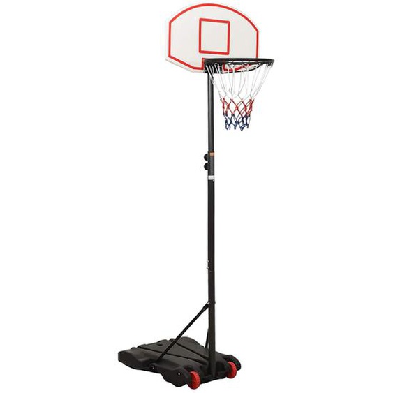Support de basket-ball Blanc 216-250 cm Polyéthylène
