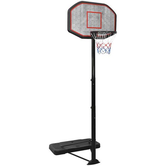Support de basket-ball Noir 258-363 cm Polyéthylène