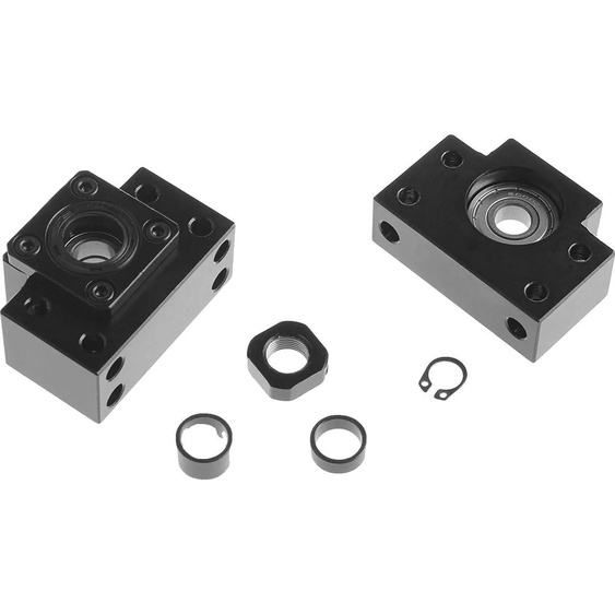 Support de broche, diamètre 20 mm, métal de haute qualité, adapté aux modèles BF20 et BK20, grande rigidité, installation facile