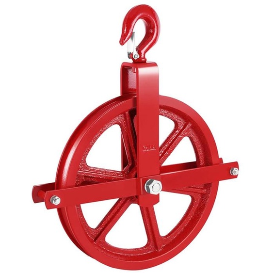 Support de charge de 300 mm, en fonte, capacité de charge de 450 kg, avec crochet