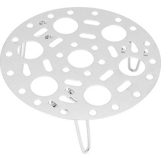 Support de cuisson à la vapeur en acier inoxydable pliable multifonctionnel Plateau de cuisson à la vapeur en acier Outil de cuisson à la vapeur pour boulettes et ufs pour la maison et les restaurants Argent