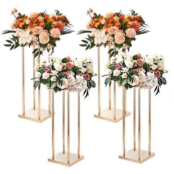Support de Fleurs de Mariage - VEVOR - Colonne en Métal 80 cm - Design Élégant et Résistant