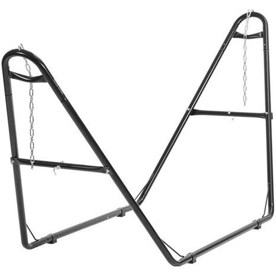 Support de Hamac Portable-VEVOR-Charge 250 kg-Cadre Universel en Acier pour Hamacs 24-41 m-pour Hamac 2 Personnes Extérieur