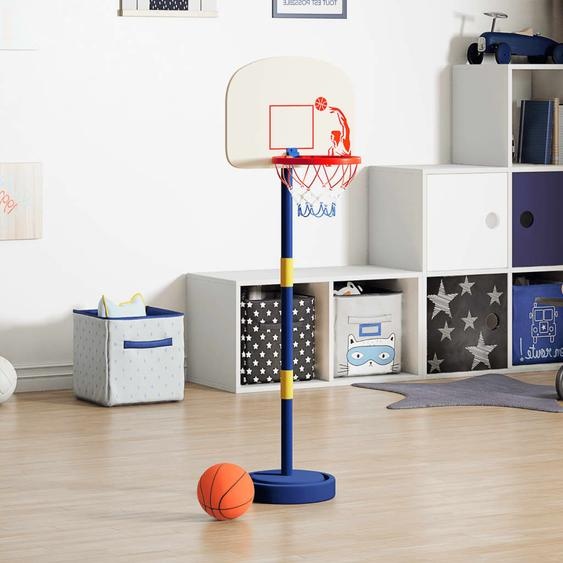 Support de jeu de basket-ball avec ballon et pompe 90/121 cm