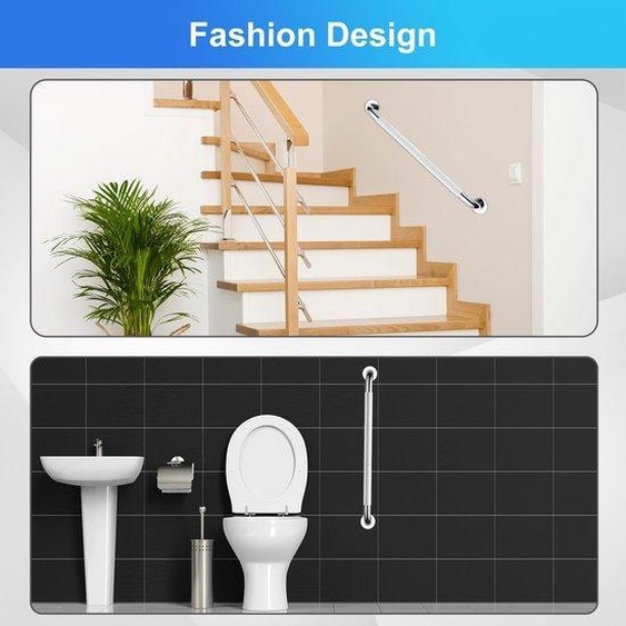 Support de main courante pour salle de bain, poignée de sécurité pour personnes âgées