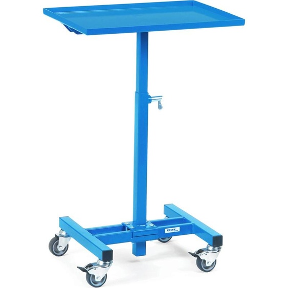 Support de matériel L605xl405mm réglable en hauteur 720-995mm bleu brillant mobile