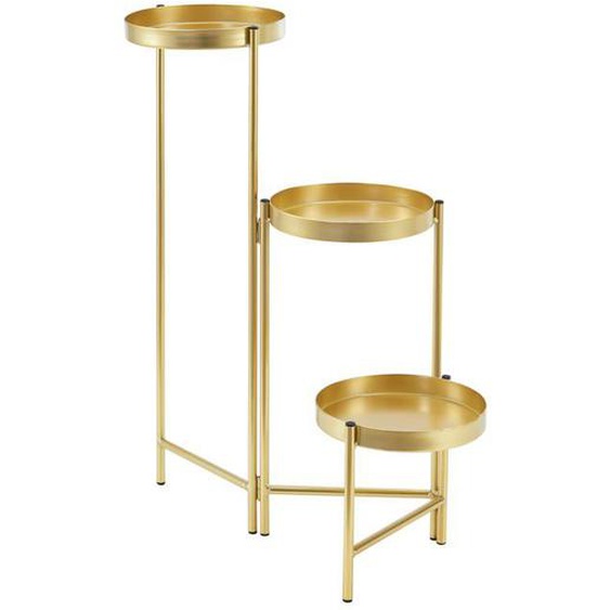 Support de plante (a 3 cache pots) metal laiton
