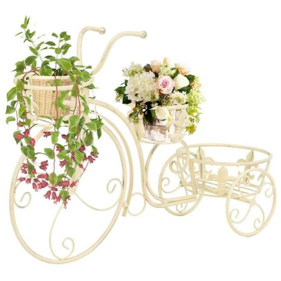 Support de plantes sous forme de vélo Style vintage Métal