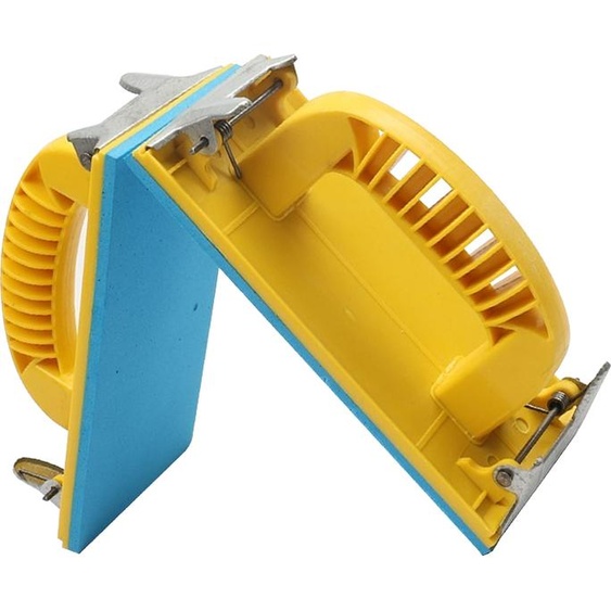 Support de ponceuse manuelle pour cloisons sèches Support de feuilles de papier de verre en plastique Bloc de ponçage manuel Type creux