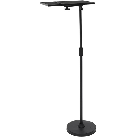 Support de projecteur - Trépied - Réglable en hauteur - Rotation à 360° - Métal et ABS - Pour une utilisation à la maison, au bureau et en extérieur - Noir
