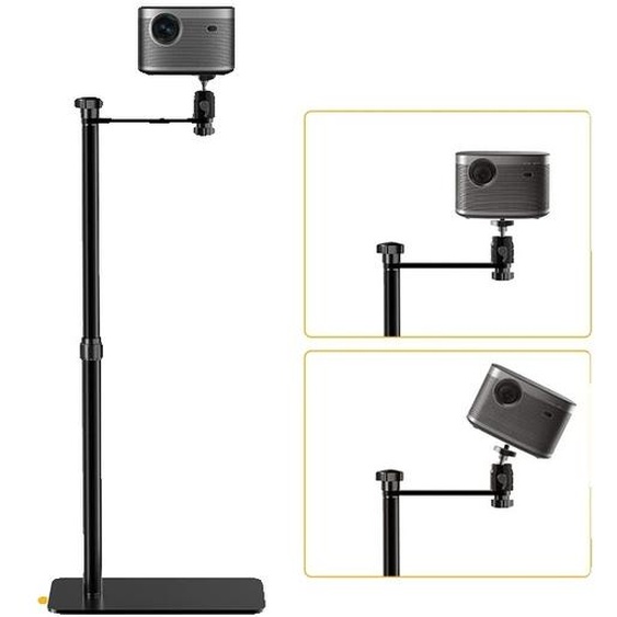 Support de projection, support multi-angles réglable, support pivotant à 360°, bras pivotant PTZ