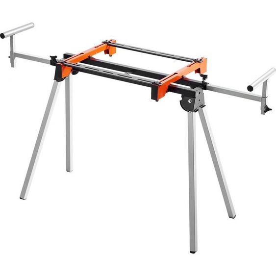Support de scie à onglet pliable - Capacité de charge de 136 kg - Support robuste en acier pour des coupes précises - Idéal pour les artisans et le travail du bois