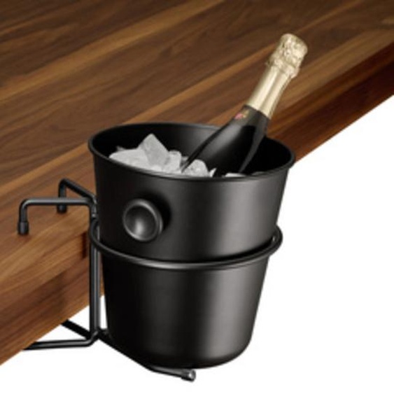 Support de table pour seau à vin/champagne, noir