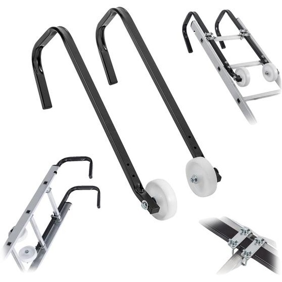 Support déchelle, structure en acier, hauteur réglable, compatible avec différents types déchelles, installation facile, non