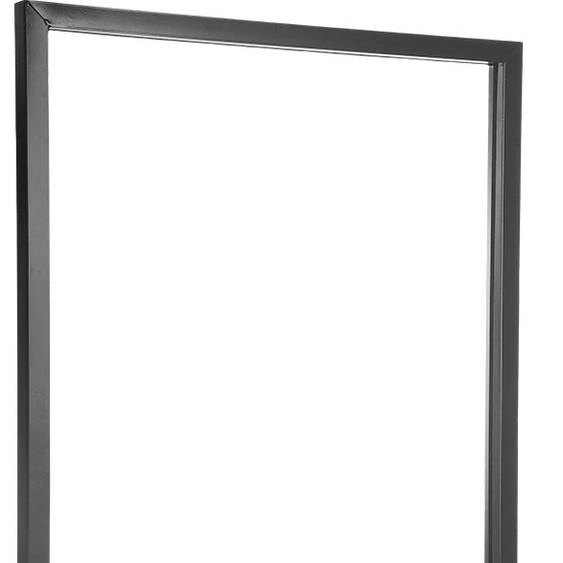Support denseigne, construction métallique durable, hauteur optimale de 160 cm, noir