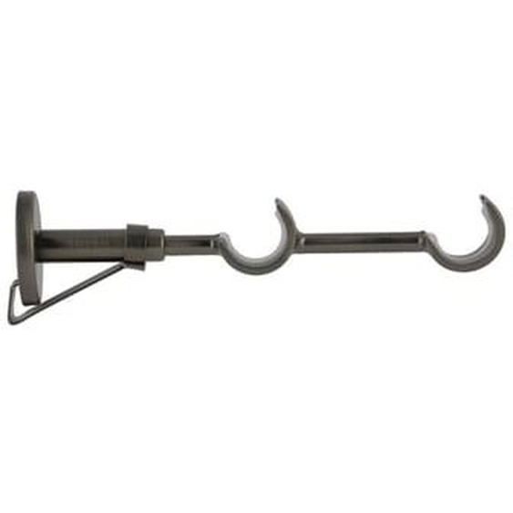 Support double ouvert extensible en métal 115--250 mm Premium D28 gun foncé