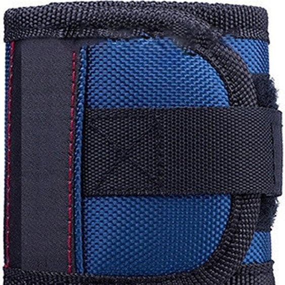 Support doutils pour poignet 3 rangées doutils magnétiques à succion pour vis, clous et attaches Bleu foncé