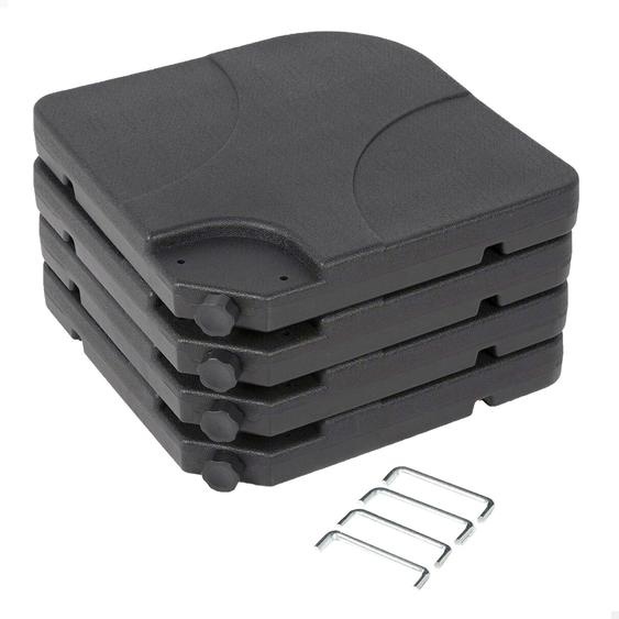 Support en plastique pour parasol, adapté aux parasols de 60/80 kg