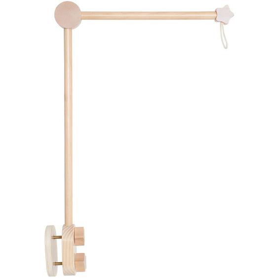 Support Mobile En Bois Naturel Beige