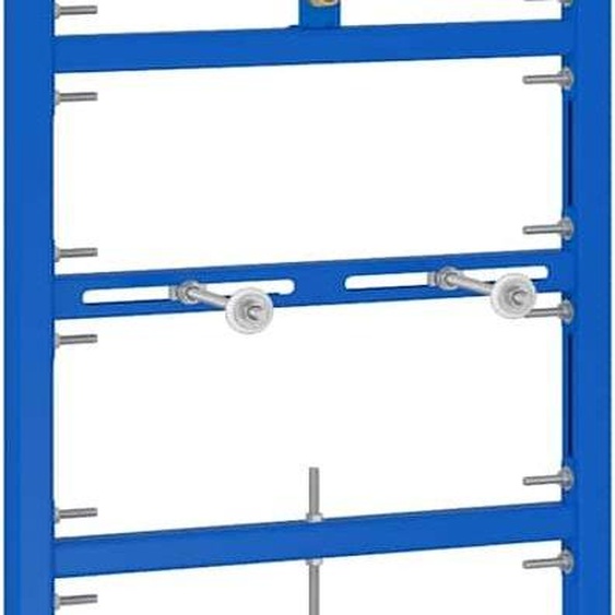 Support mural pour salle de bain bleu 50 x 3 x 112 cm