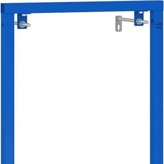 Support mural pour salle de bain bleu 50 x 3 x 112 cm