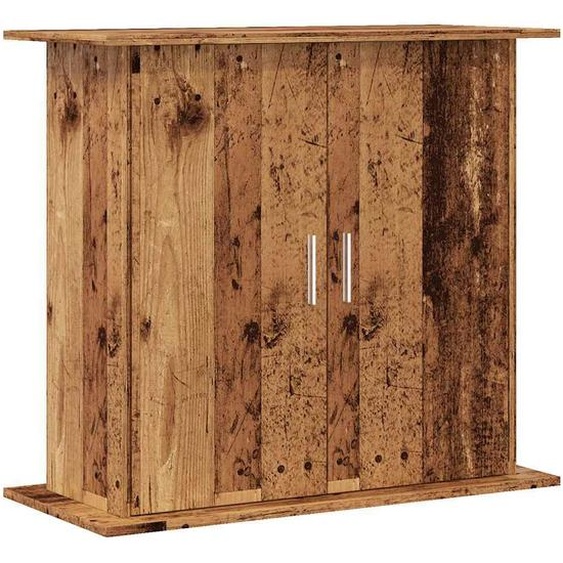 Support pour aquarium vieux bois 81x36x73 cm bois dingénierie