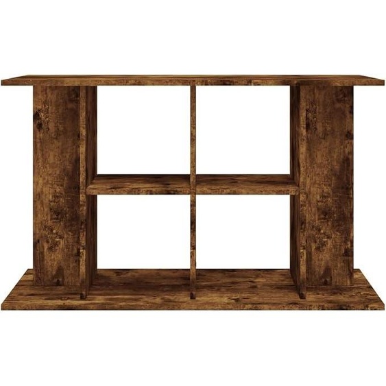 Support pour aquarium, meuble sous aquarium, armoire pour aquarium, meuble de rangement pour aquarium, table pour aquarium, armoire pour terrarium, support pour aquarium, bois fumé, 100x40x60 cm, matériau composite en bois