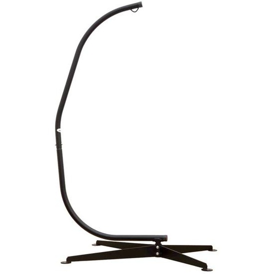Support pour fauteuil suspendu - AMANKA - Métal noir - Pour adulte - 150kg - 79x112x205cm