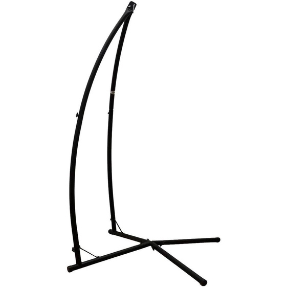 Support pour fauteuil suspendu, en acier avec revêtement par poudre, hauteur 240 cm, largeur de la base 100 cm, capacité de charge maximale de 200 kg, méthode de montage