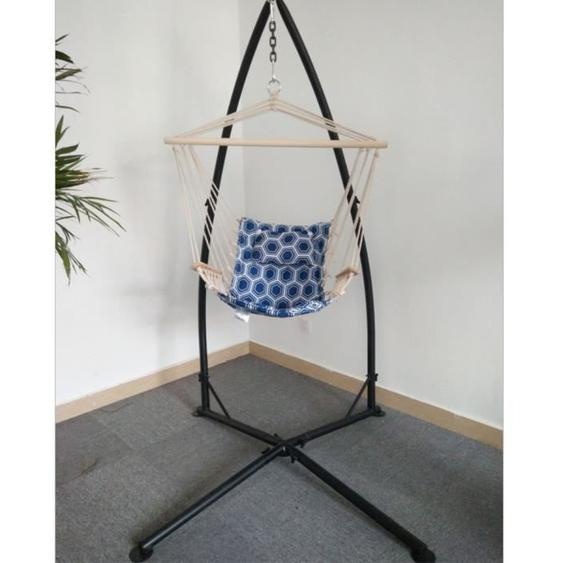 Support pour hamac OHMG - Arc croisé - Noir